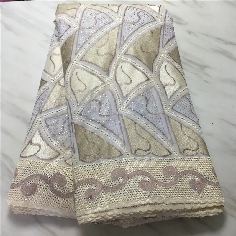 Хлопковая кружевная ткань в нигерийском стиле высокое качество швейцарское