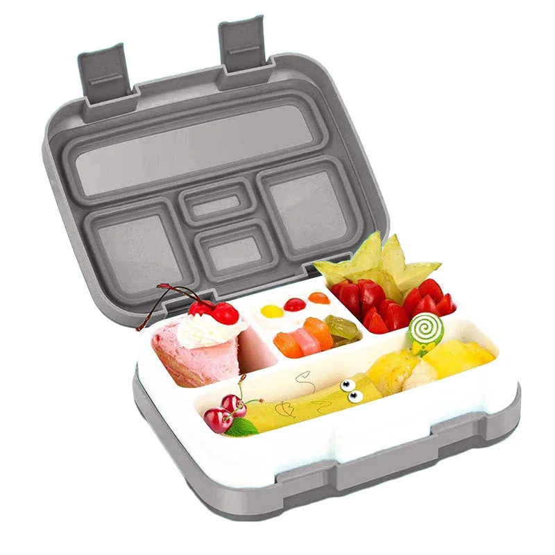 

Portable Lunch Box For Kids With Compartment New Cartoon Microwavable Bento Box Leakproof Food Container Gift Tableware-30