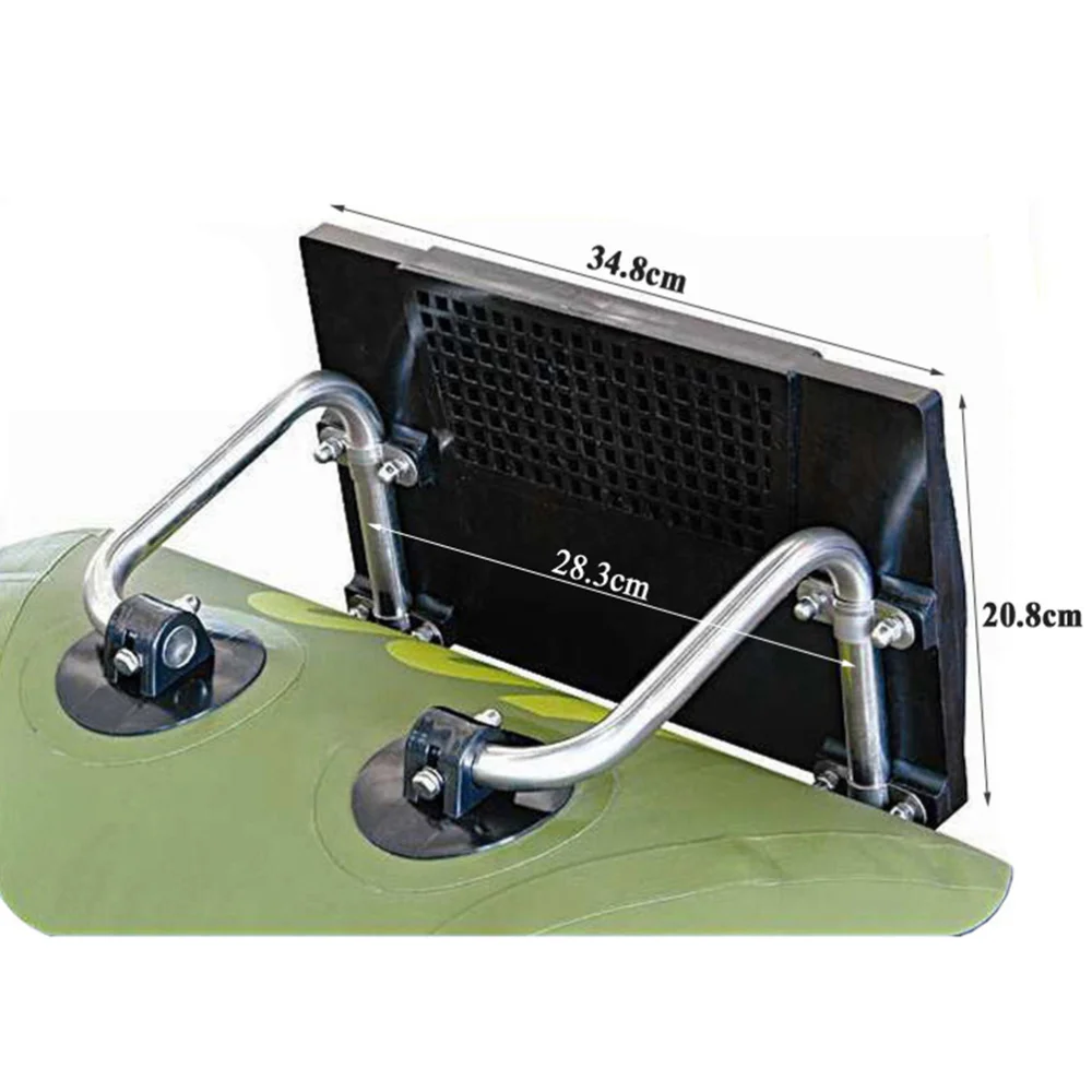 

Inflatable Boat Kayak Accessories Motor Mount Rack Bracket for Inflatable Air Boat Kayak Boat Accessories Marine Fishing (Black)