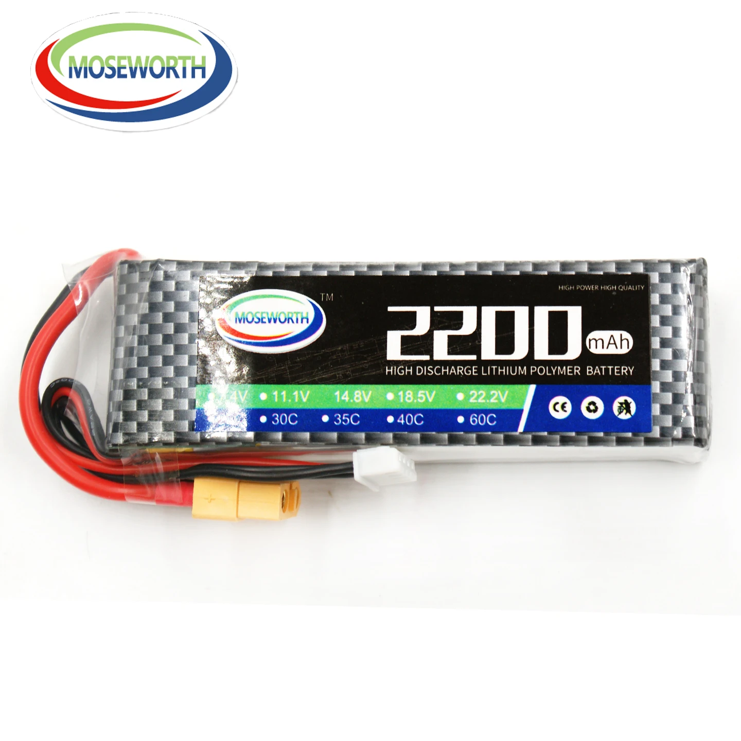 4s 148 v 2200 мач 60c rc mosworth для квадрокоптера