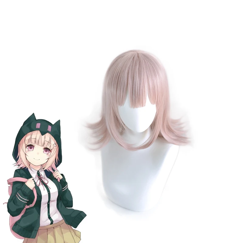 

Парик Nanami ChiaKi Super DanganRonpa, косплей, костюм Dangan Ronpa, термостойкие синтетические волосы, женские парики