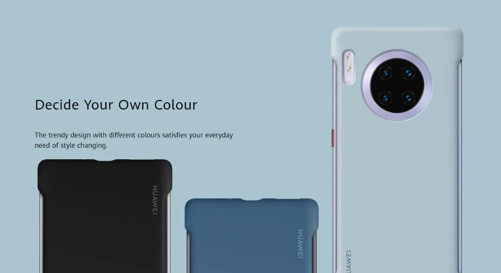HUAWEI Коврики 30 Pro Чехол официальный Мягкая силиконовая резина Коврики риал 4 Угловая защита