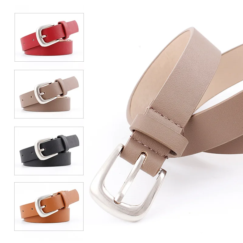 High Quality Luxury Women belt genuine leather female waist strap top pin buckle belts for women lady waistband