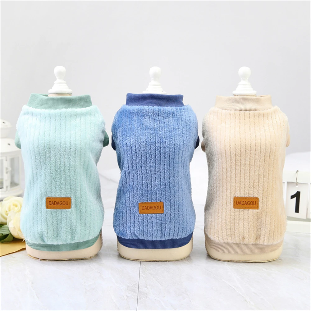 

Winter Warm Dog Clothes Fleece Pet Clothing Cats Yorkshire Terrier Clothes Chihuahua Dog Sweater Puppy Costumes Dogs Jumper
