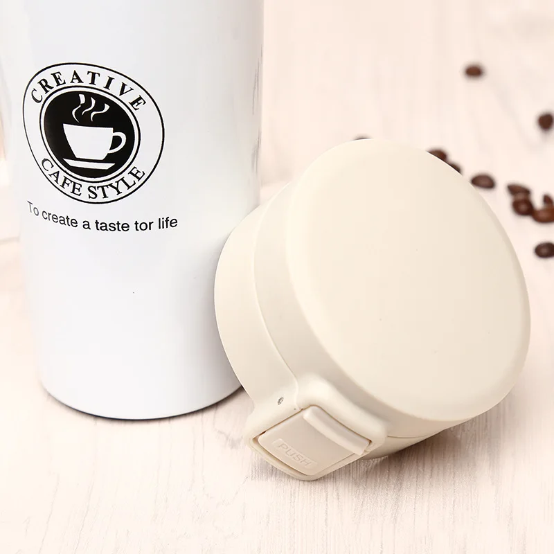 Новый стиль 380 мл кофейные кружки из нержавеющей стали изолированные бутылки для