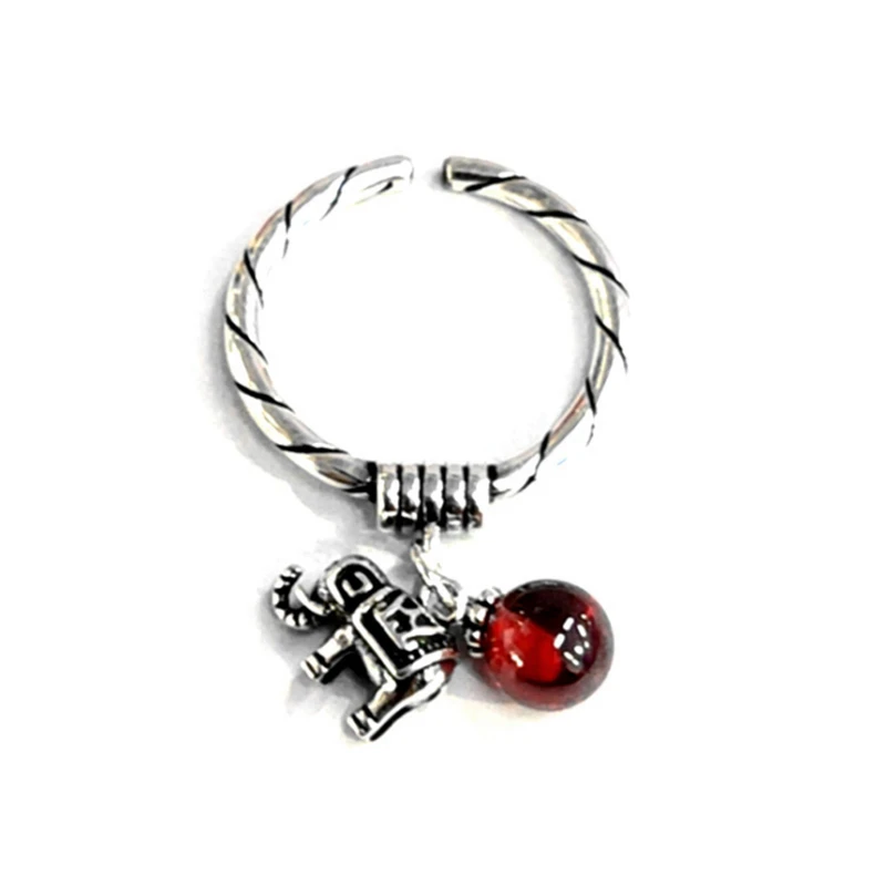 Оптовая продажа партия регулируемых колец в виде маленького милого слона с