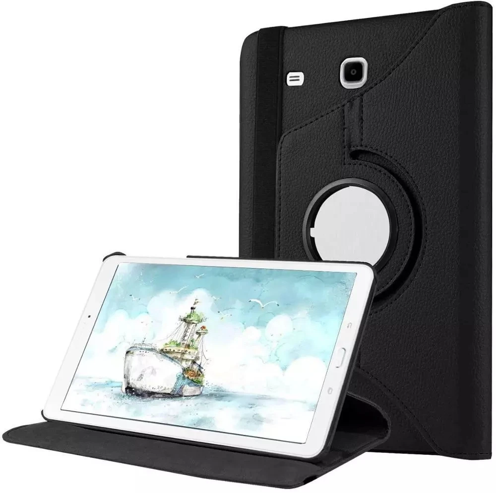 360 Degree Rotating Tablet Cover Case For Samsung Galaxy Tab E 9.6 (Model Number: SM-T560 SM-T561 SM-T560NU)