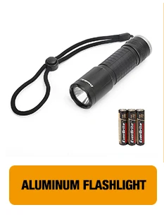 EverBrite Мини светодиодный фонарик 4-Pack Алюминиевый фонарик(W/O батарея) вечерние сувениры цвета ассорти с ручкой светятся в темноте