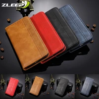 Luxury Leather Flip Wallet Case For Oneplus Nord N100 N200 N10 Pro Retro Magnetic Card Phone Cover