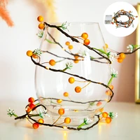moonlux 2m led fruit copper wire string light christmas decoration lamp cup decor string lampwithout batteries