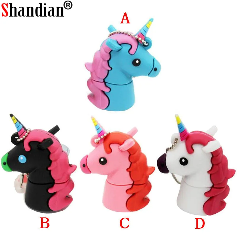 

SHANDIAN New Unicorn Despicable Me 2 USB Flash Drive 100% Genuine cartoon Memory Stick Pendrive 4GB 16GB 32GB 64GB Pen Drive toy
