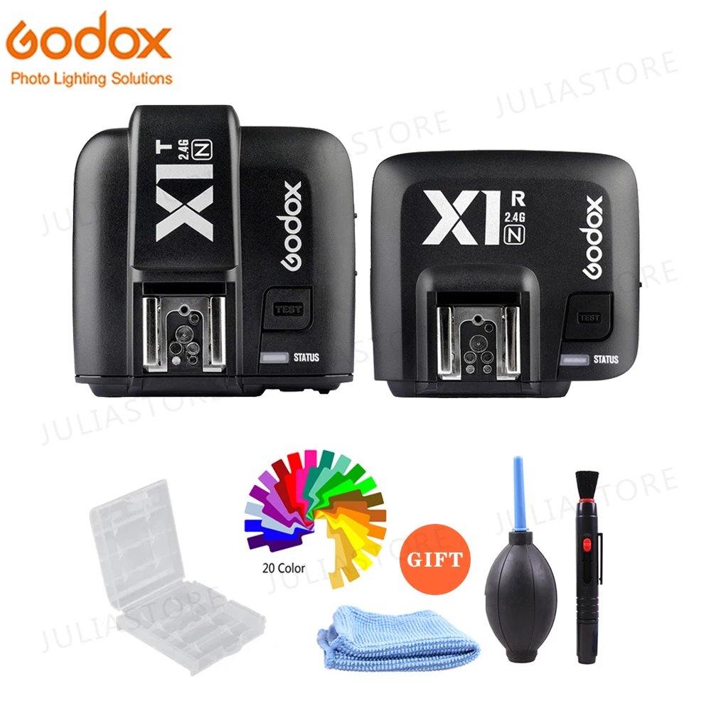 Беспроводной трансмиттер Godox X1N 2 4 ГГц i TTL набор триггеров приемника для Nikon D800 D3X D3