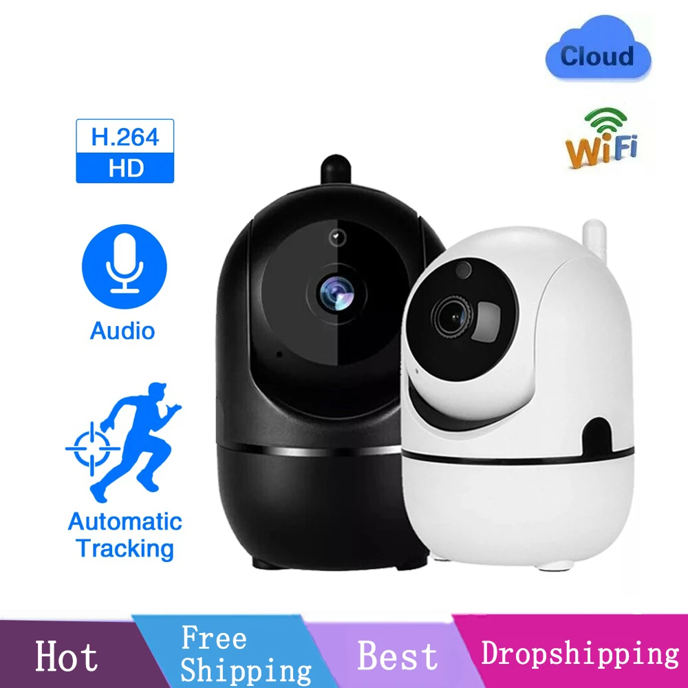 IP камера Черная для системы видеонаблюдения 1080P Wi Fi|Камеры видеонаблюдения| |