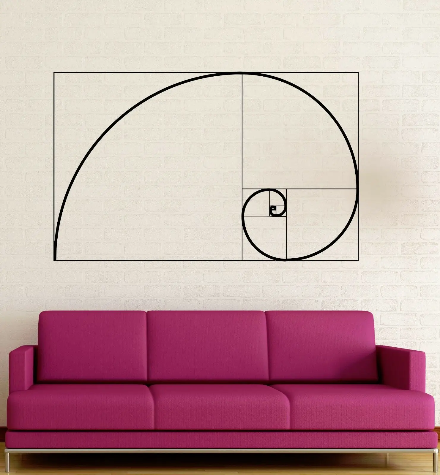 

Vinyl Lettering Wall Decal Golden Ratio Geometry Math Mural Stickers Home Decor Living Room Bedroom Creative School Decals A448