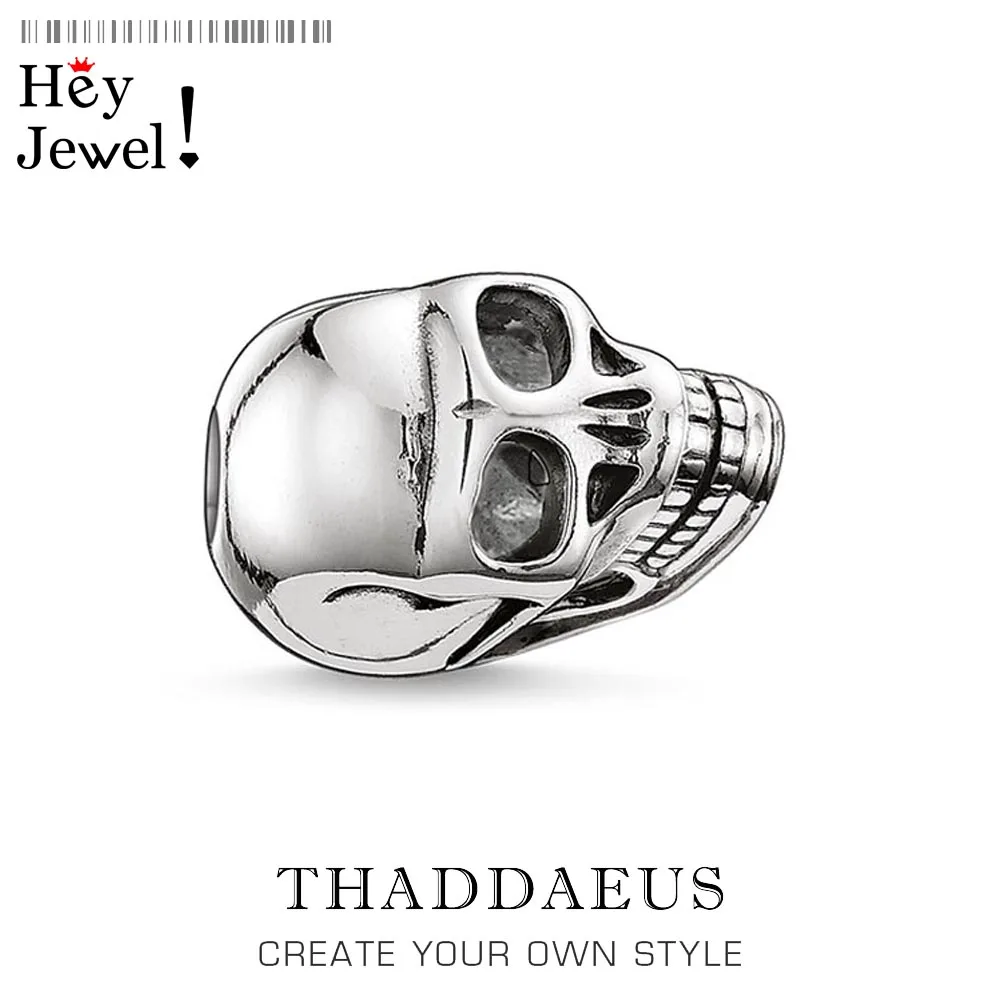 

Beads Skull, Charms Fits Bracelet Europe Necklace Karma European Jewelry Accessories Punk Gift Fow Women Men