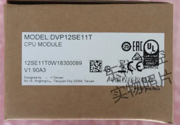 

DVP12SE11R DC24V PLC 8DI 4DO relay New Original