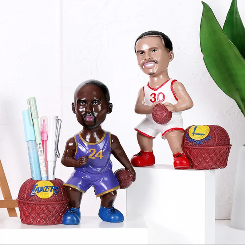 Мультипликационный баскетбольный звезда резиновая подставка для ручек