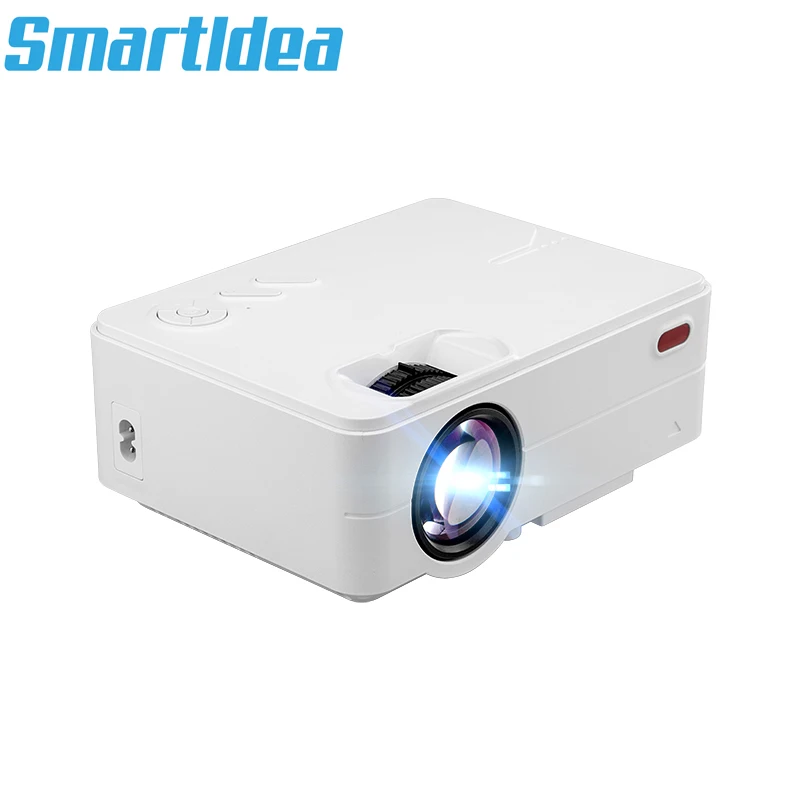 Smartldea 1800 люмен Мини светодиодный проектор портативный lcd 3D домашний кинотеатр проектор 1080P цифровой видео проектор с HDMI SD VGA AV USB