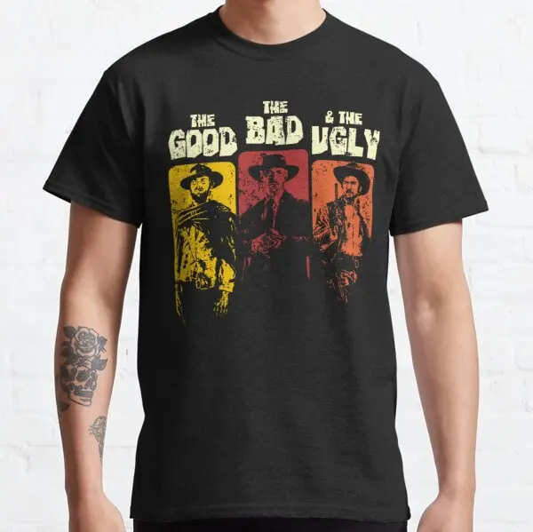 

The Good The Bad and The Ugly Men T shirt casual loose summer men tshirt cool o-neck T-Shirt male tee shirt