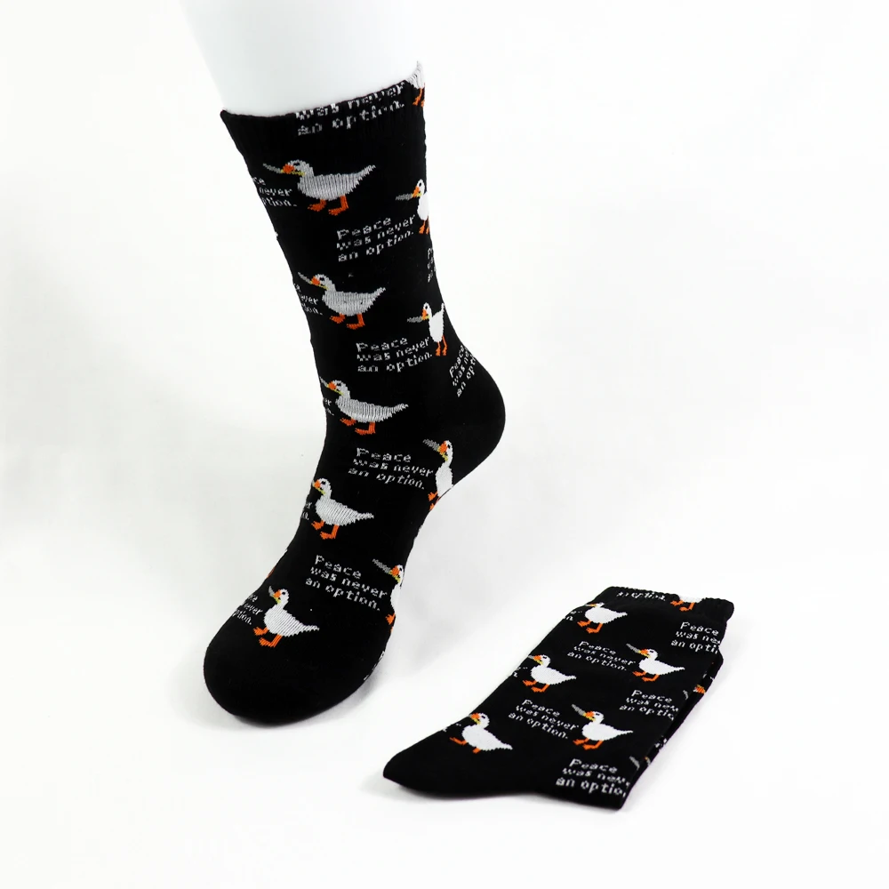 Untitled Goose Game Movement Cycling Casual Cotton Socks
