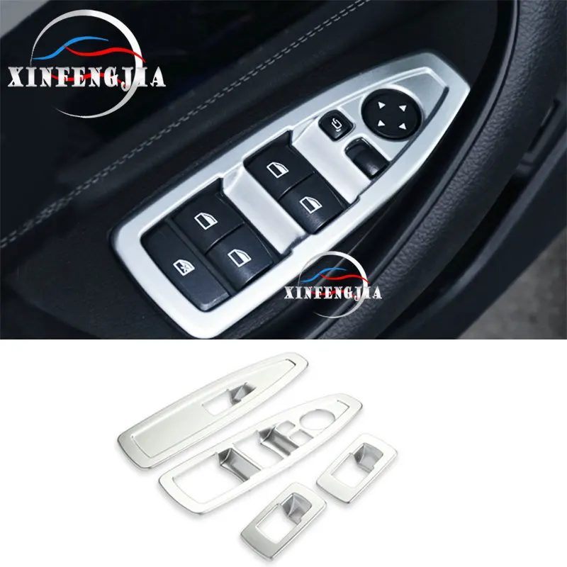 

4 шт., хромированные накладки на подлокотники и двери для BMW X1 F48 2016-2019