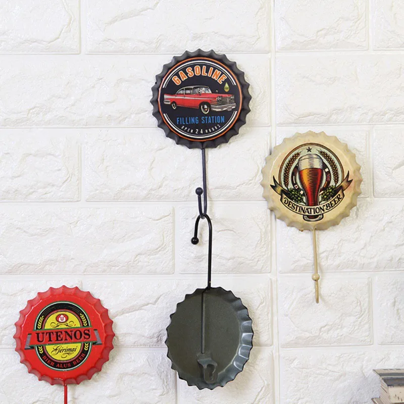 

Household supplies Vintage Wrought Iron Hook Unique Beer Cover kitchen Household beer shape cove Practical household items