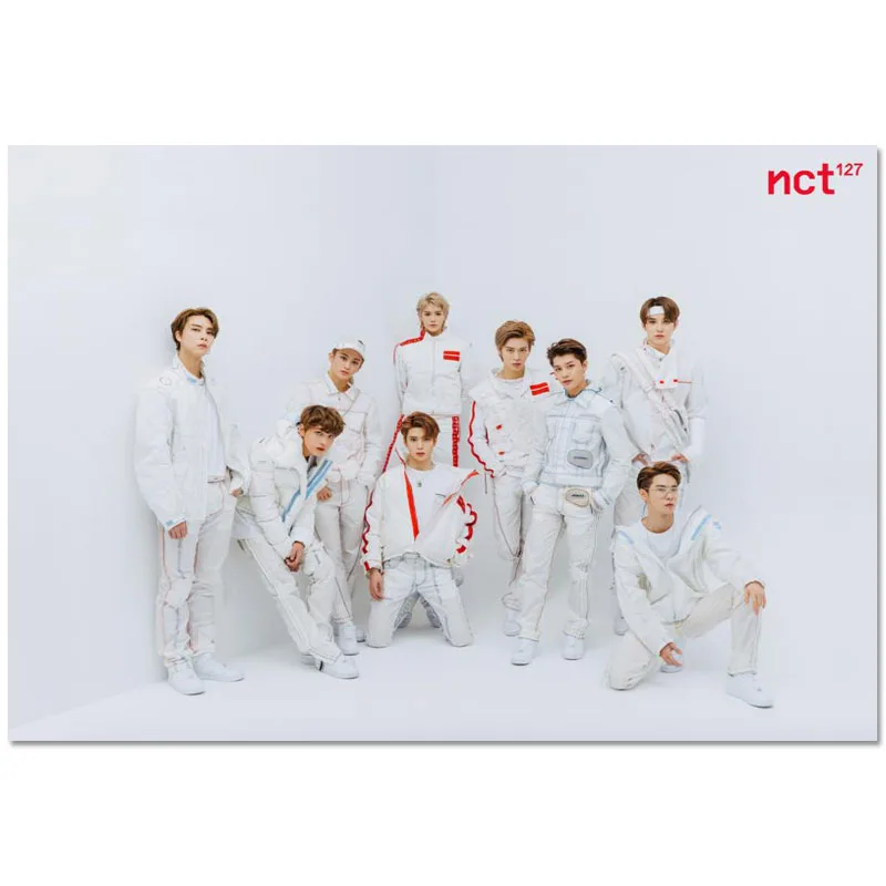 Комбинированный Шелковый Холст Kpop NCT 127 HD плакат украшение для дома и спальни