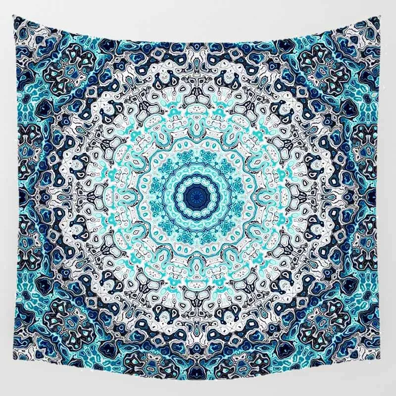 Креативный узор Луна Череп Скелет цветы макраме настенный подвесной гобелен