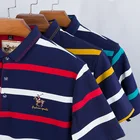 Рубашка-поло мужская, 95% хлопок, с коротким рукавом