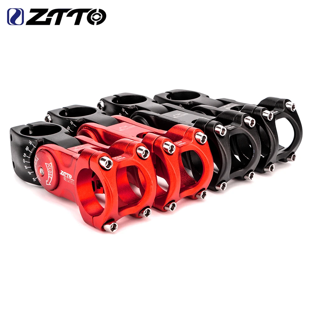 

ZTTO Bicycle Stem Adjustable 70 Riser 90mm 110 mm* 31.8mm Stem for 28.6mm fork XC Mountain Road City Bike Bicycle Cycling