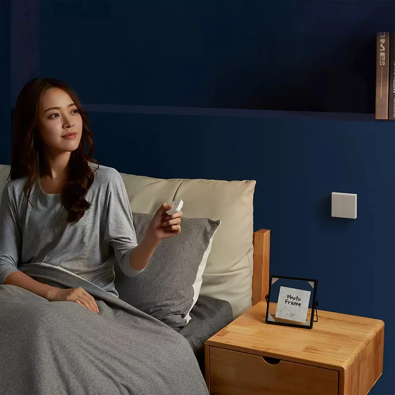 Умный настенный выключатель Aqara D1 ZigBee Беспроводной Выключатель с нулевой линией