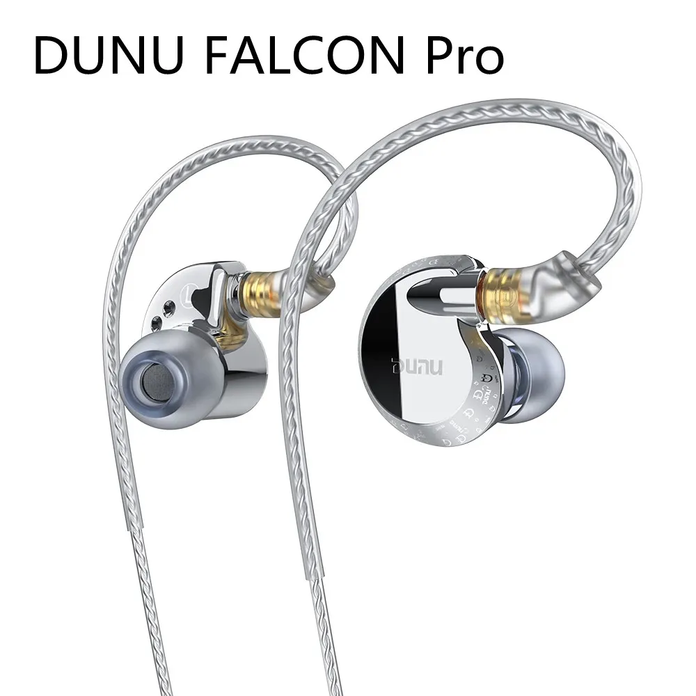 DUNU FALCON Pro 10 мм ECLIPSE Динамический драйвер наушники-вкладыши IEM наушники с MMCX 6N OCC съемный кабель гарнитура