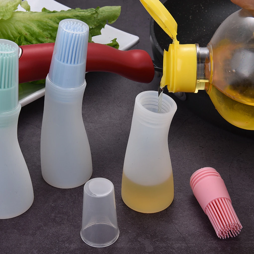 

Silicone Oil Brush Basting Barbecue Pastry BBQ Basting Heat-Resistant Brush Cooking Baking Kitchen Tool