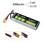 Аккумулятор Lipo для радиоуправляемых моделей, 11,1 В, 4200 мАч, 2S, 4200 мАч, 7,4 В