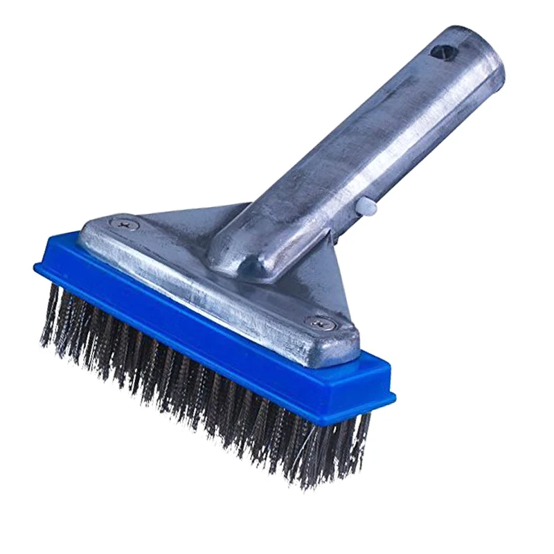 

5 Inch Stainless Steel Wire Bristles Swimming Pools Cleaning Brush Accessories Clean Tool