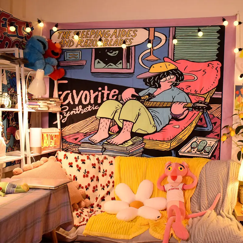 Настенные украшения в стиле ретро настенный гобелен декоративная настенная