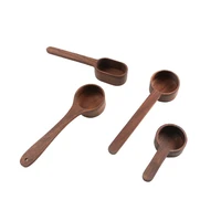 1pcs wood coffee spoon measuring spoon 8g 10g standard measuring spoon long handle coffee machine accessories kitchen tools