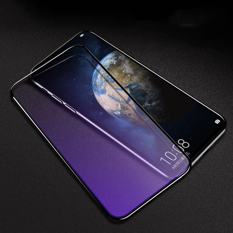 Full Cover Anti Blue-ray Glass Protector For VIVO V17 Pro Screen Film V17pro Silk Printing with Edge | Мобильные телефоны и