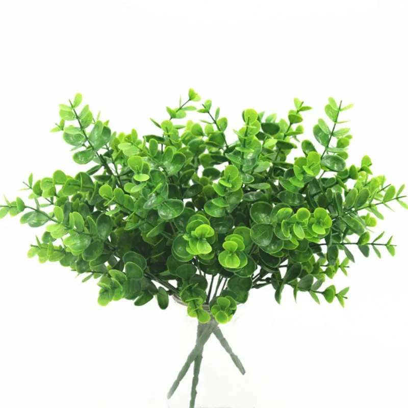 Artificial Eucalyptus Grass and Ferns Fake Flower Plant - Home Decoration Table Decors for Wedding and More! image 5