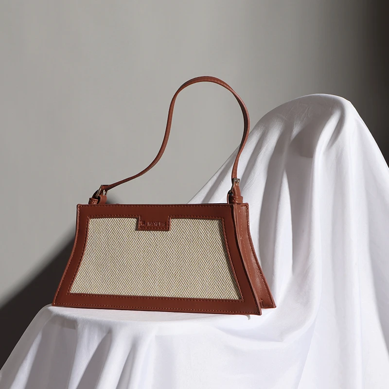 

Retro Shoulder Bag 2020 Female Designer Handbags High Quality Luxury Patchwork Small Square Bag OL Commuter Bags For Women Borsa