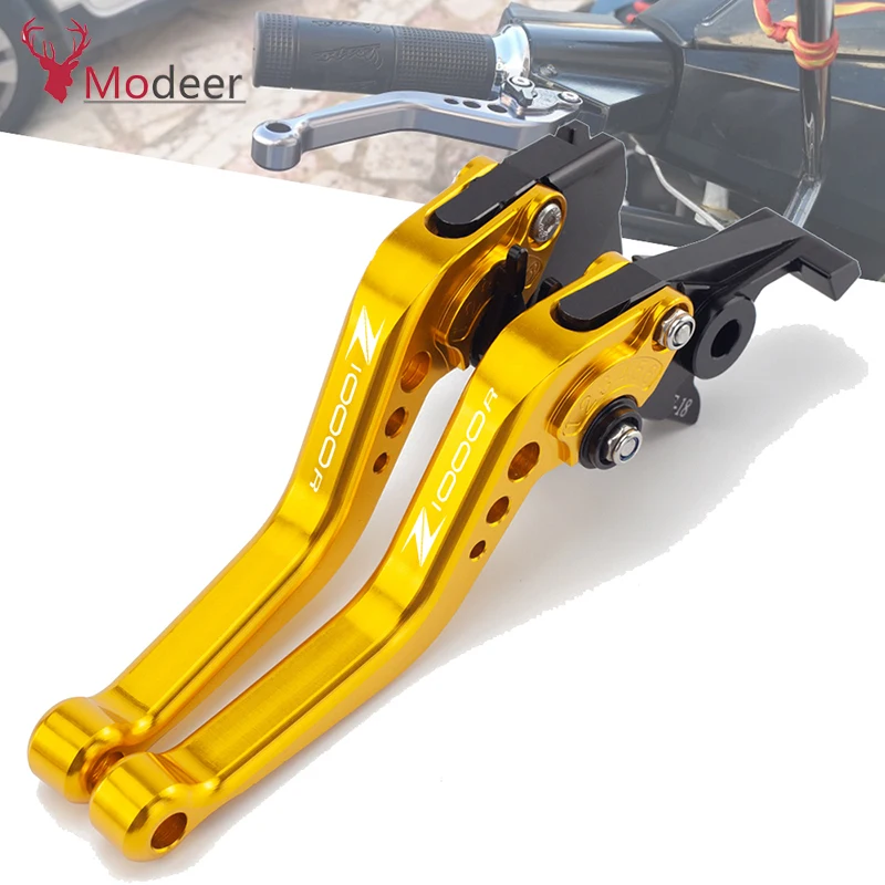 

Z 1000 R Logo 1 Pair Alloy Motorcycle Modification CNC For Kawasaki Z1000/R Z1000R 2017-2019 Motorbike Clutch Brake Lever Handle