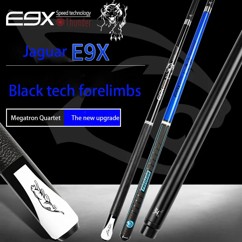 2021 NEW PREOAIDR  Professional Rush Model Billiard Cue 10.8MM 11.8mm 13mm New Technology Alloy First Angle Black 8  China