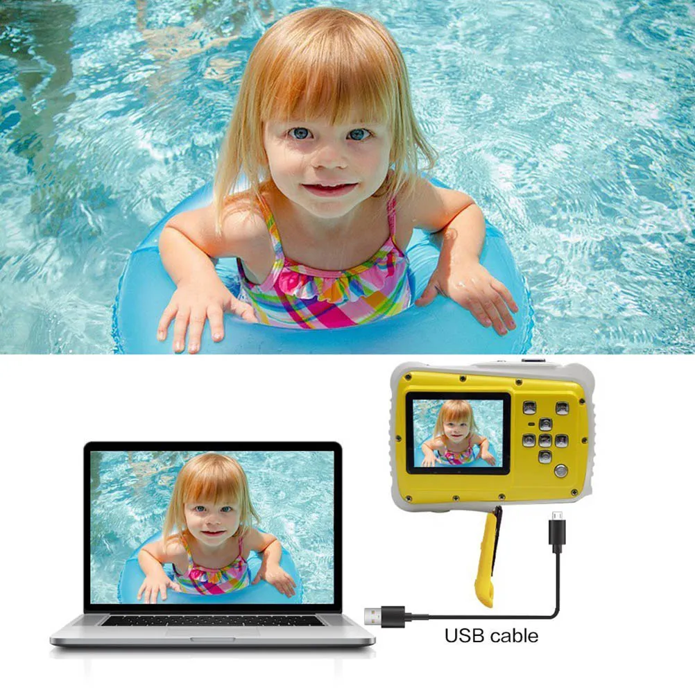 Дети подводный для цифровой камеры Водонепроницаемый видео Регистраторы экшн