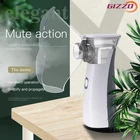 Мини-ингалятор Gizzo, небулайзер, портативный бесшумный распылитель для взрослых и детей, увлажнитель для лечения астмы, домашние медицинские устройства, увлажнитель