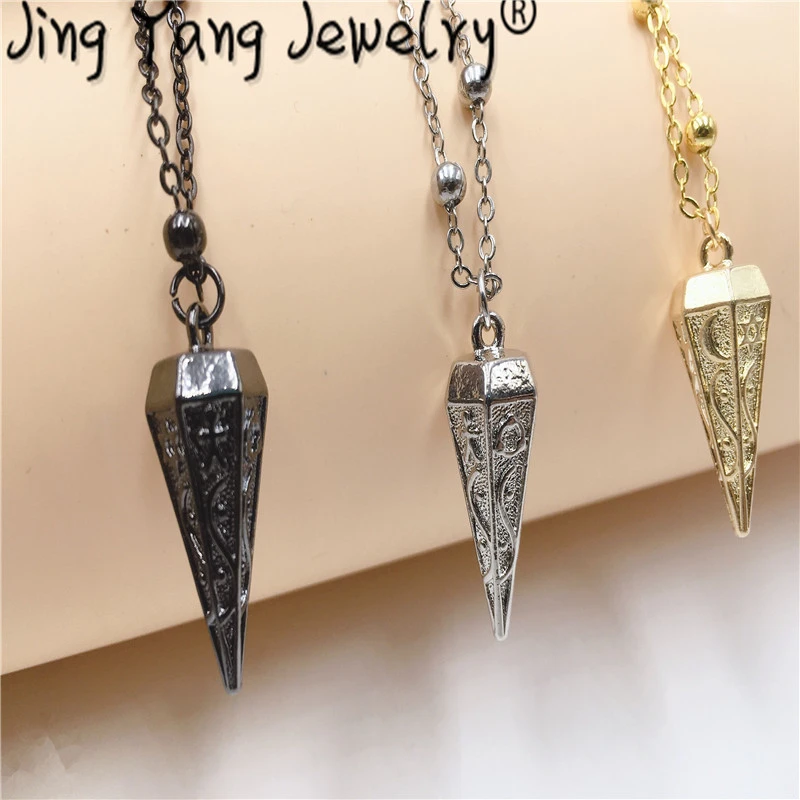 Маятник jingyang рейки медная чакра гармония подвески для Dowsing розовое золото