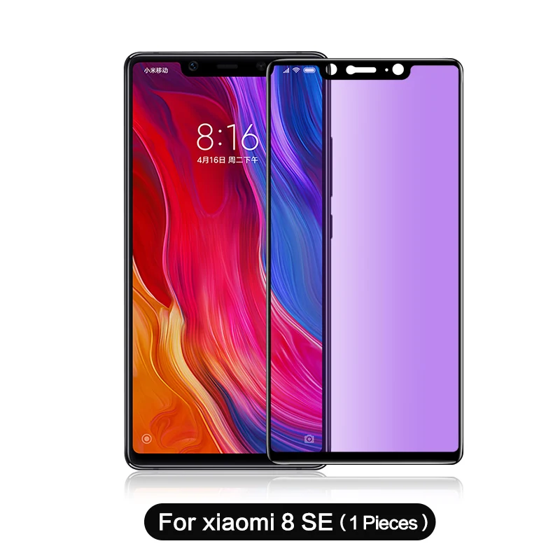 for xiaomi 8SE Синий светильник SmartDevil для Xiao mi Red mi Note 7 закаленное стекло для Xiaomi mi 8 mi 9 SE 6X красный mi Note 7 Защита экрана полное покрытие - Цвет: for xiaomi 8SE
