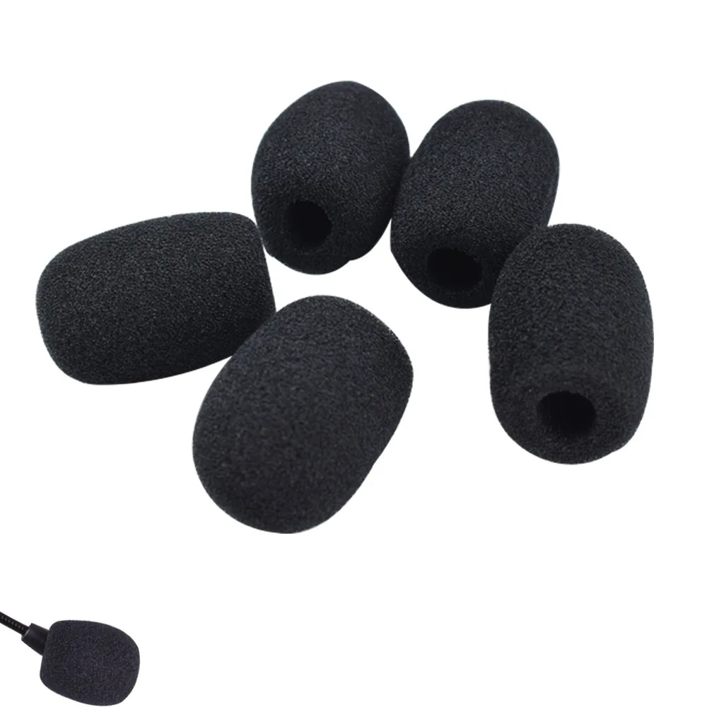 10 шт гарнитура Замена пенный (мягкий) микрофон крышка телефонная чехол для