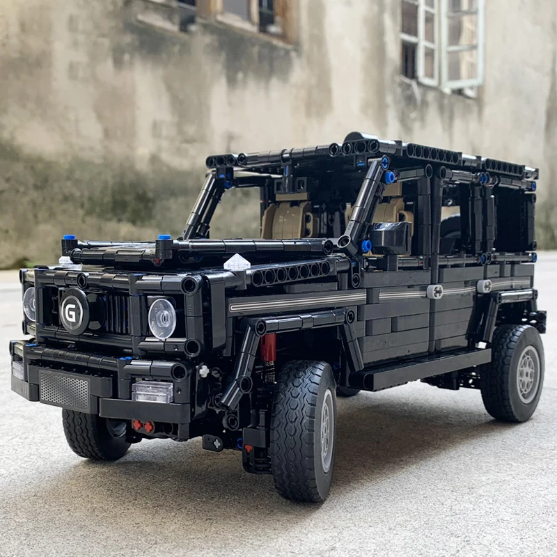 

Идея, высокотехнологичный внедорожник G63, модель 023003 MOC, строительные блоки, 1:12, конструктор MOC, скоростной автомобиль, игрушка для мальчиков,...