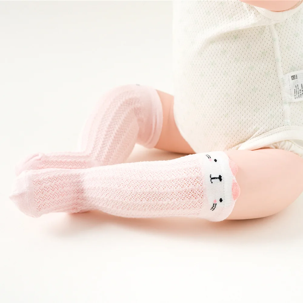 Милые летние сетчатые носки с героями мультфильмов для маленьких девочек и