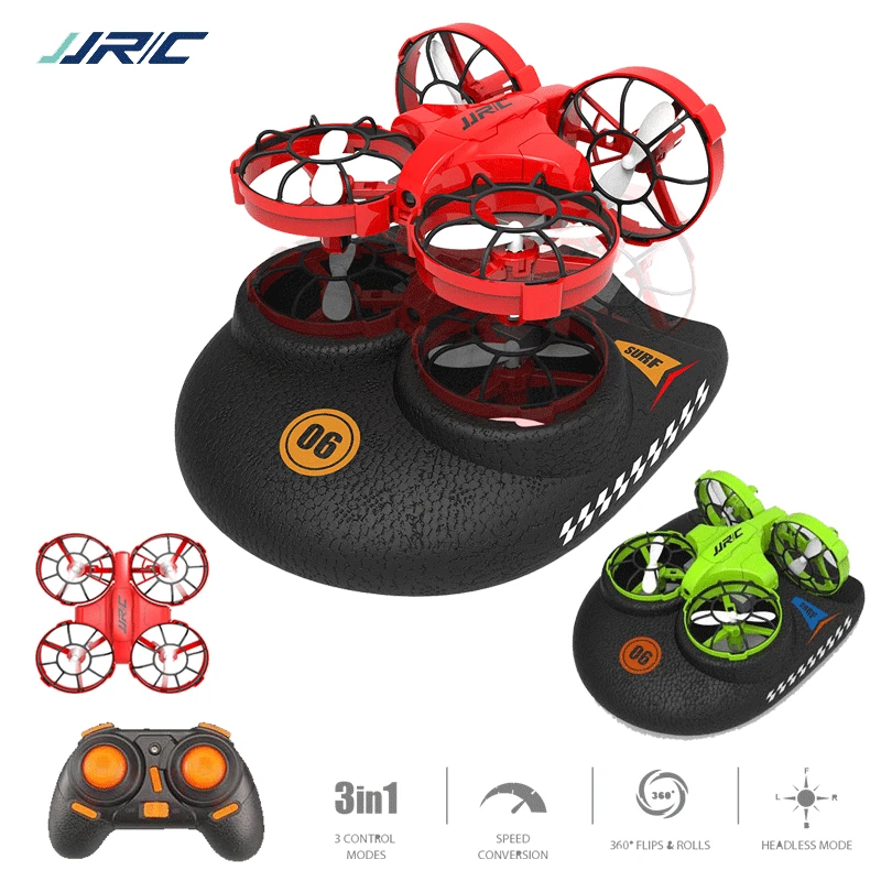 

Мини-Дрон JJRC H94 3-в-1, 2,4 ГГц, 6 осей, 360 °